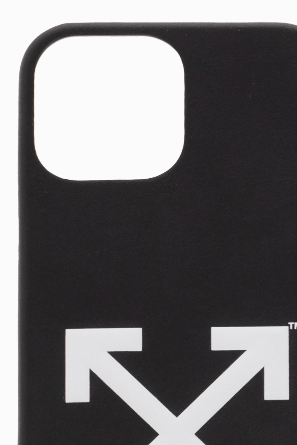 ★OFF-WHITE★IPHONE 13 PRO MAX BLACK CASE WITH ARROW LOGO★ Minimalist iPhone Case | White Case With Black Apple Logo